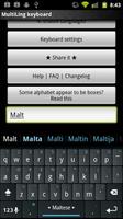 Maltese Keyboard plugin plakat