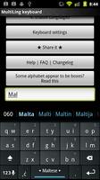 Maltese Keyboard plugin screenshot 2