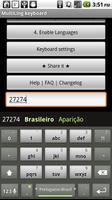 Brazilian Portuguese Keyboard imagem de tela 1