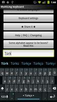 Turkish Keyboard Plugin screenshot 1