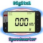 デジタルのGPSスピードメーター speedometer アイコン
