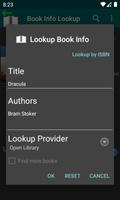 برنامه‌نما Book Info Lookup Add-on عکس از صفحه