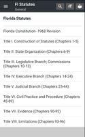 Florida All Statutes 2021 poster