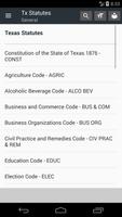 Texas All Statutes capture d'écran 1