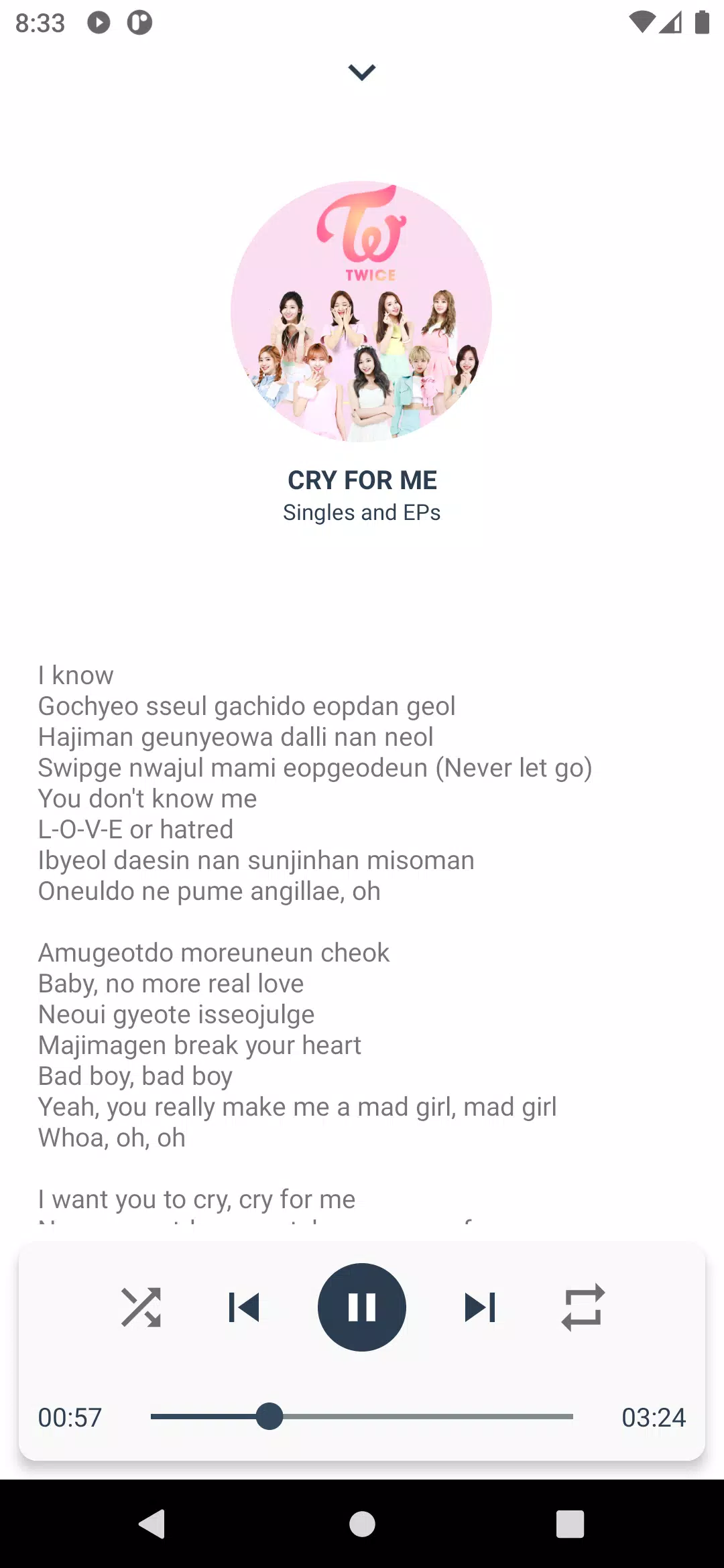 Twice Lyrics - Kpop Music Song 2019 APK for Android Download