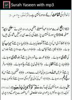 Surah Yaseen Urdu with mp3 Plakat