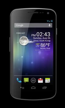 Weather Clock Widget 截图 4