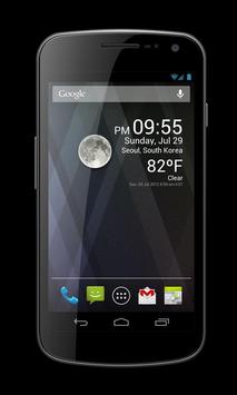 Weather Clock Widget 截图 2