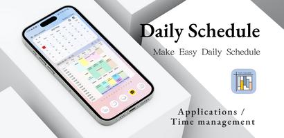 Daily Schedule Plakat