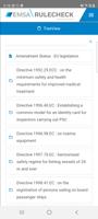 EMSA RuleCheck Mobile imagem de tela 1