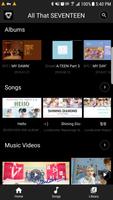 All That SEVENTEEN(songs, albums, MVs, videos) تصوير الشاشة 2