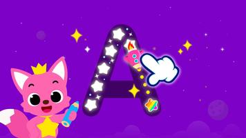 핑크퐁 따라쓰기 : 유아 어린이 ABC 숫자 쓰기 게임 포스터