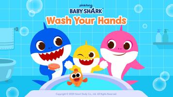 Baby Shark: Wash Your Hands الملصق