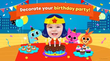 Poster Pinkfong Birthday Party
