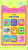 Pinkfong Tiburón Bebé Teléfono Poster