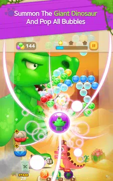 Screenshot 12 for Bubble pop shooter dinosaur