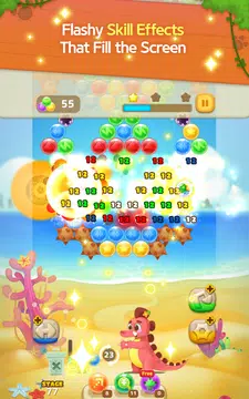 Screenshot 6 for Bubble pop shooter dinosaur