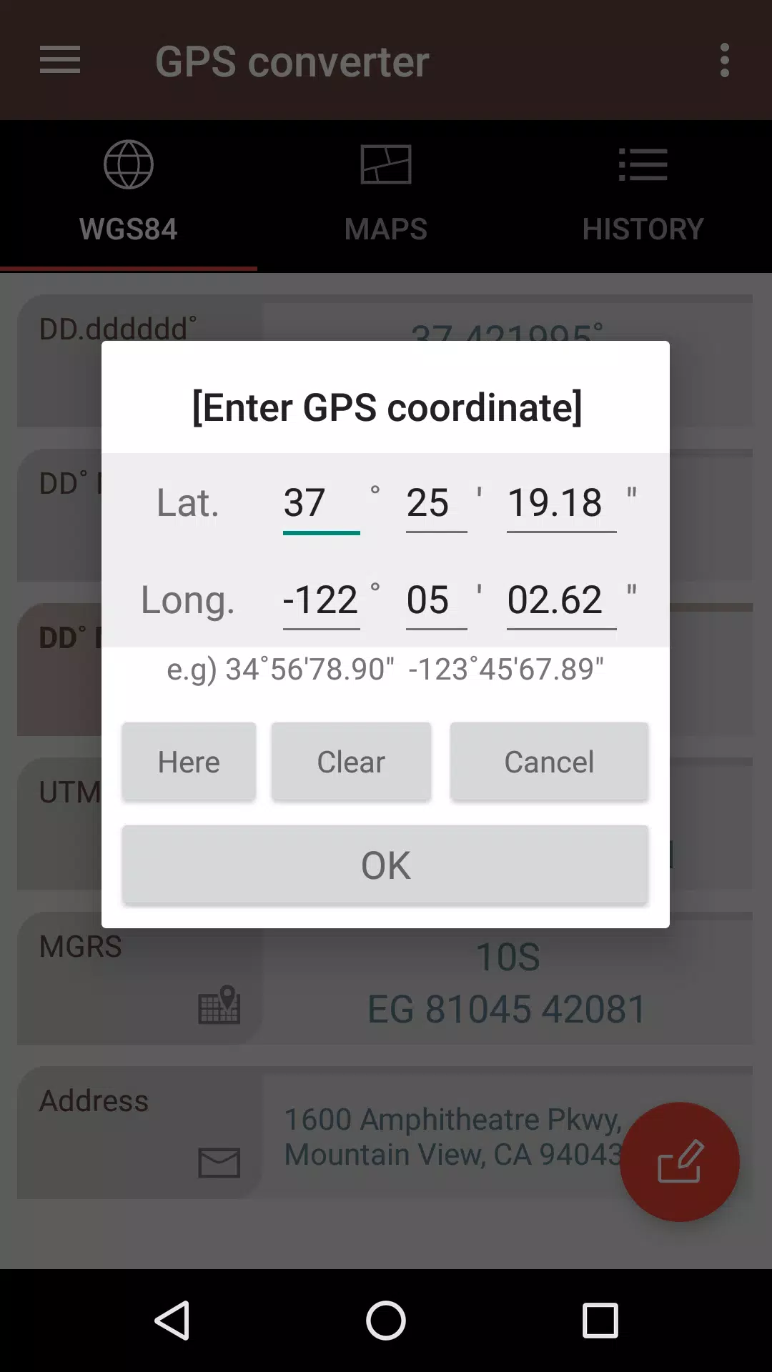 GPS coordinate converter APK for Android Download