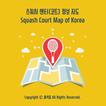 Squash Courts Map of Korea