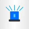 Blue Police Flashlights APK
