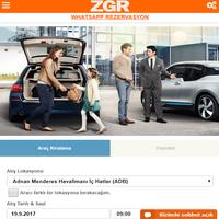 ZGR Rent a Car Mobil Uygulaması Poster