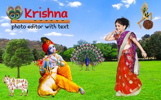 Krishna Photo Editor with Text Affiche