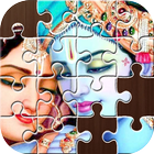 Dieu hindou Seigneur Krishna Janmashtami puzzle icône