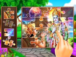 Hindu God Lord Krishna Janmashtami jigsaw puzzle screenshot 3