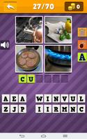 Poster Quiz per 4 foto 1 parola