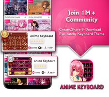 Keyboard - Anime Keyboard ภาพหน้าจอ 1