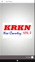 104.3 KRKN FM Poster