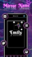 Creative Mirror Name Art Plakat