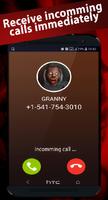 scary granny's video call chat poster