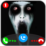 scary Ghost video call nd chat ikon