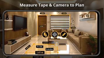 AR Ruler Plan - Measure Tape Ekran Görüntüsü 1