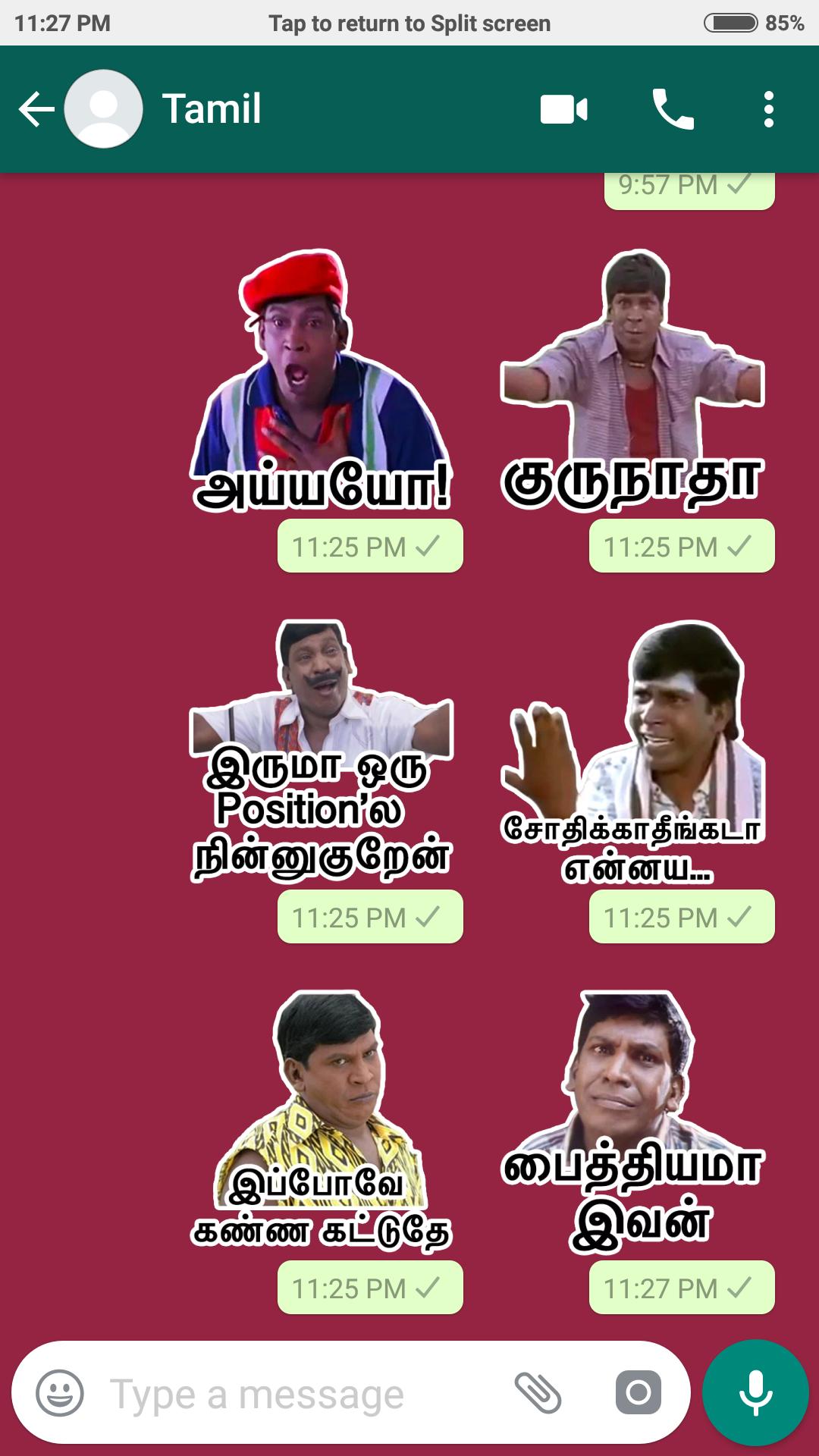 Vadivelu Sticker Pack For Whatsapp Tamil For Android Apk Download