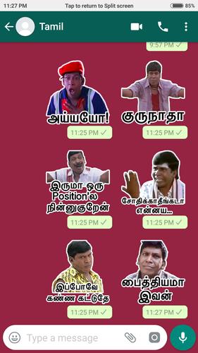 Vadivelu Sticker Pack For Whatsapp Tamil APK for Android Download