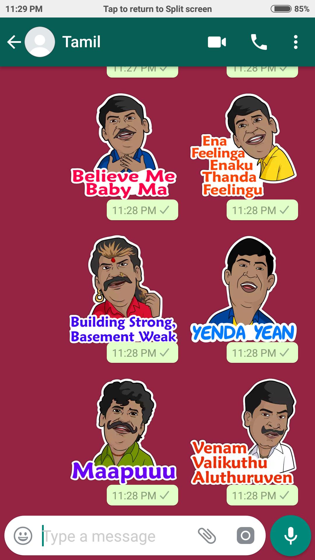 Vadivelu Sticker Pack For Whatsapp Tamil For Android Apk Download