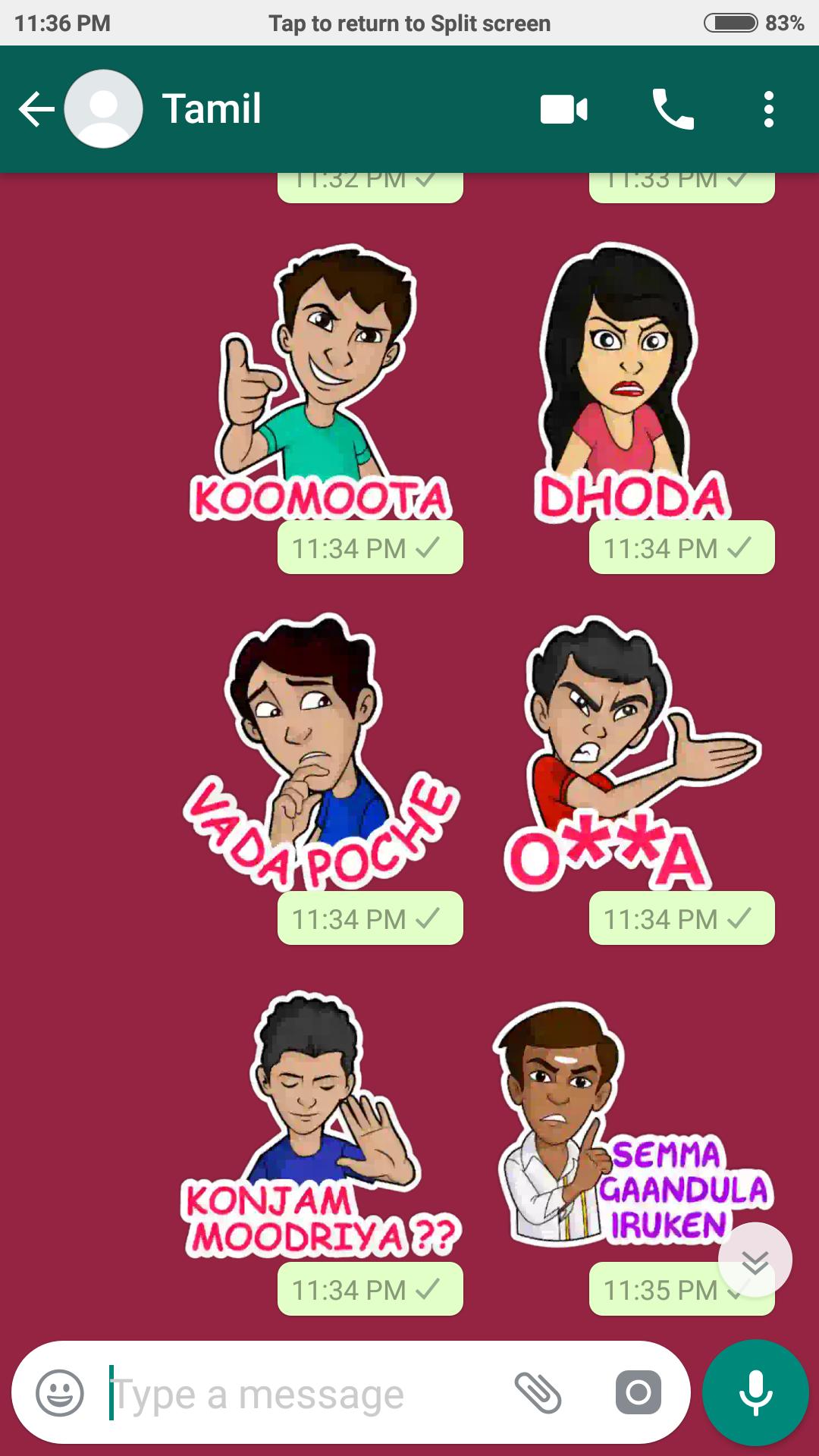 Vadivelu Sticker Pack For Whatsapp Tamil For Android Apk Download