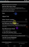 برنامه‌نما FREE Astro Clock LWP عکس از صفحه