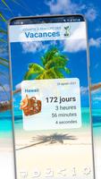 Compte à rebours de vacances Affiche