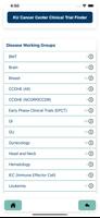 KUCC Clinical Trial Finder captura de pantalla 1