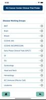 KUCC Clinical Trial Finder capture d'écran 1
