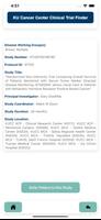 KUCC Clinical Trial Finder captura de pantalla 3