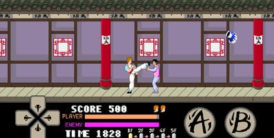 kung fu master arcade captura de pantalla 1