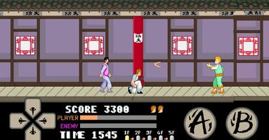 kung fu master arcade captura de pantalla 2