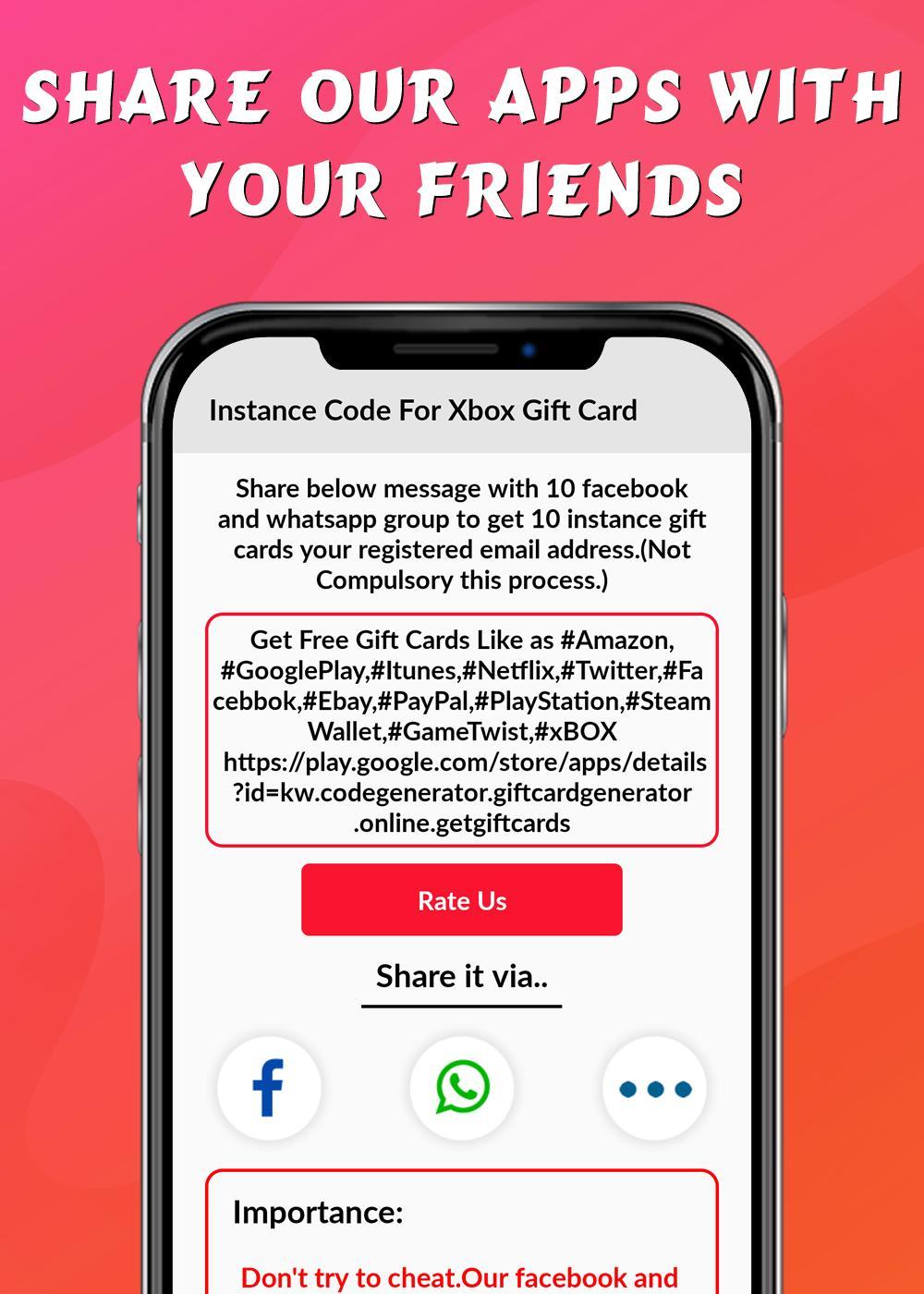 Free Gift Code Card Generator : Free Gift Cards for Android - APK Download