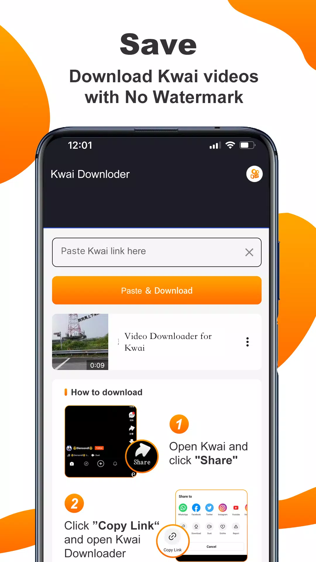 Downloader for Kwai - No Logo for Android - Free App Download