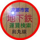 京都市営地下鉄運賃検索(烏丸線) أيقونة