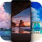 Beach Wallpapers - Auto Wallpaper Changer أيقونة